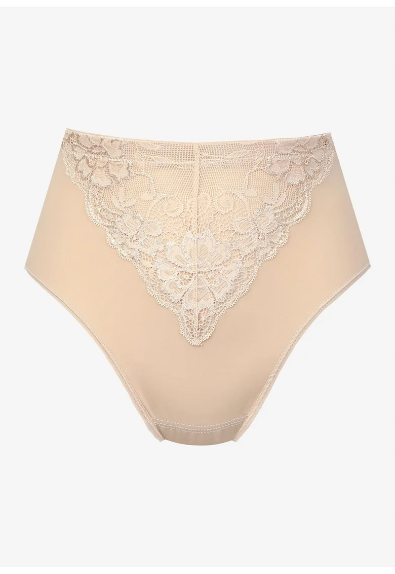 Chiloti tanga dama,  Poliamida/Elastan, Nude, Bej