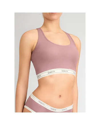 Top femei,  din bumbac respirabil, sportiv, Pruna, L/XL