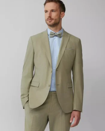 Sacou elegant barbati, Slim fit, Verde masliniu,