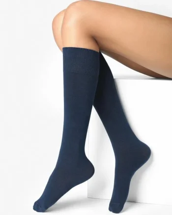 Sosete pana la genunchi,, Bleumarin