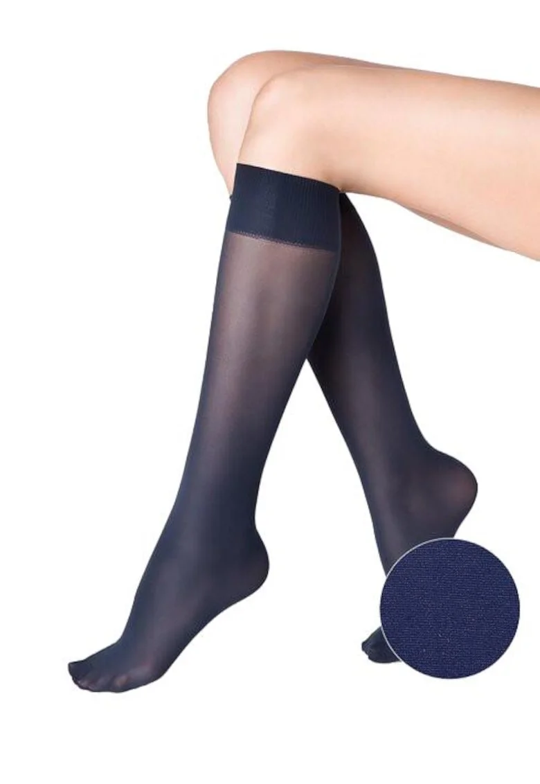 Sosete lungi  Funny 50 den, Bleumarin