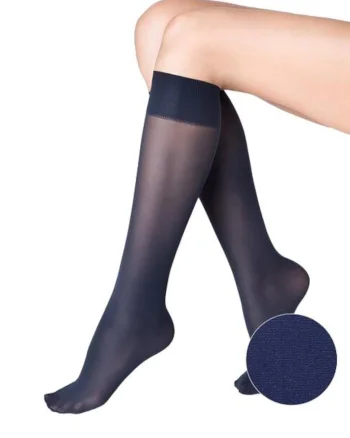 Sosete lungi  Funny 50 den, Bleumarin