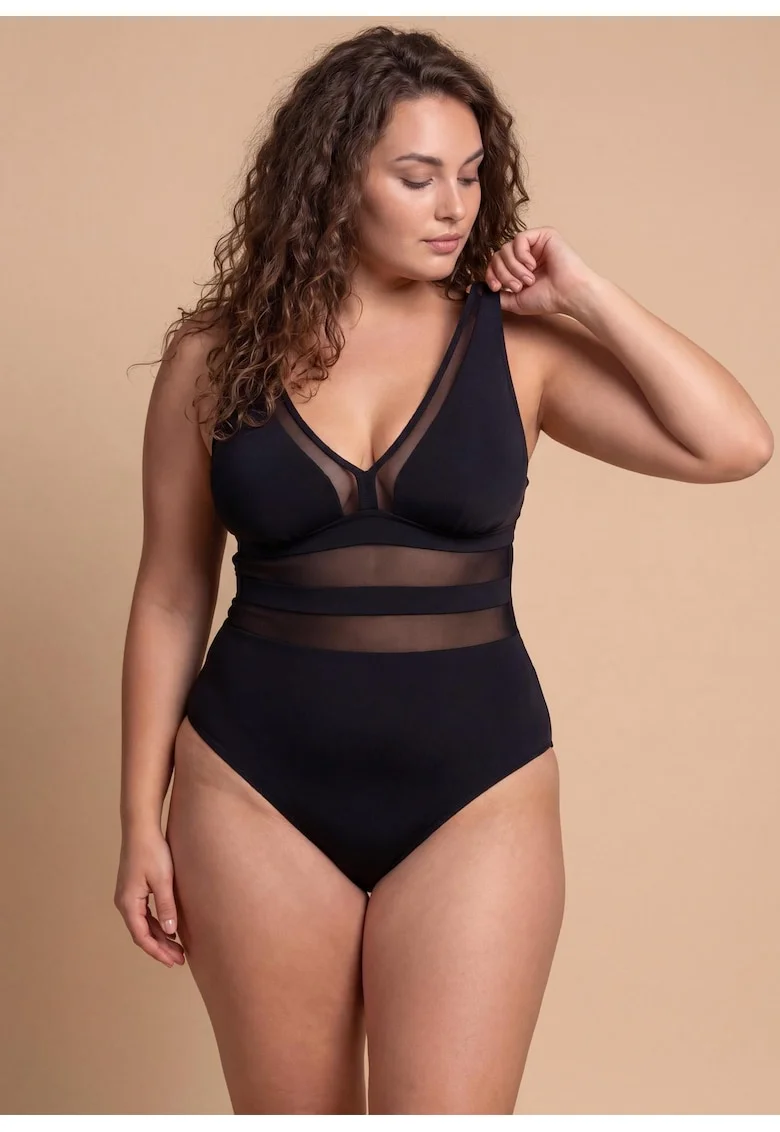 Costum de baie intreg  Savana, cu tul