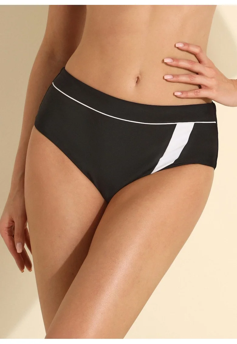 Slip de baie  Samar, cu talie inalta modelatoare