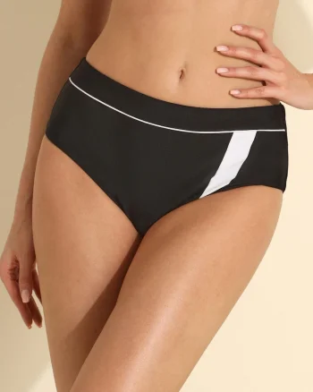 Slip de baie  Samar, cu talie inalta modelatoare