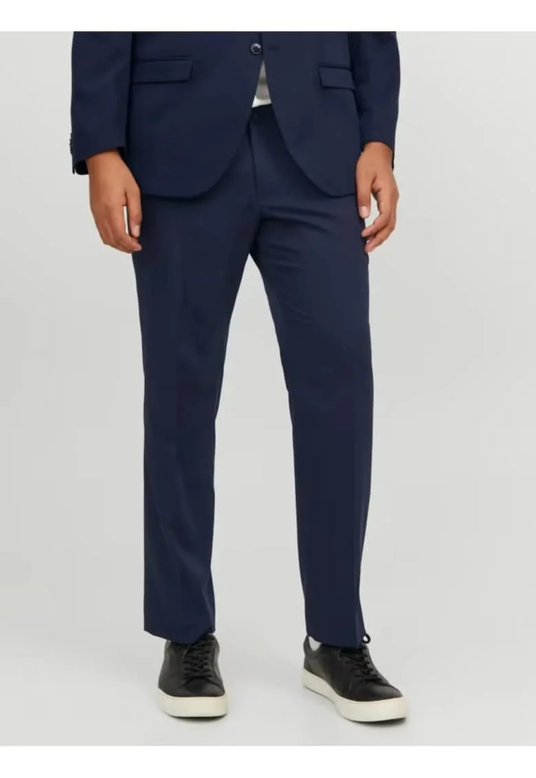 Plus Pantaloni costum barbati, JPRFRANCO, cu croiala Regular Fit, Bleumarin inchis