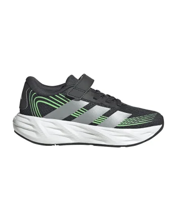 Pantofi sport Galaxy 8 din plasa cu logo, Verde/Gri antracit/Argintiu
