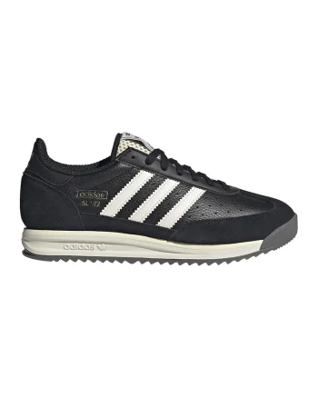Pantofi sport Sl 72 RS din piele si piele intoarsa, Alb/Negru