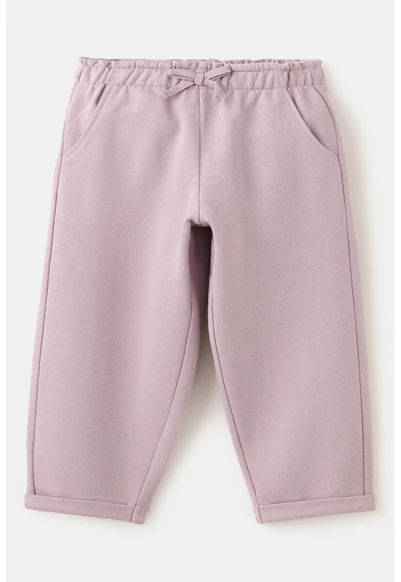 Pantaloni de trening cu snur de ajustare, Lila
