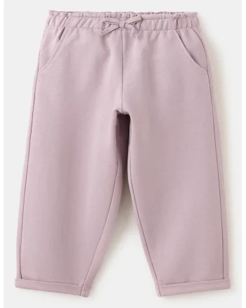 Pantaloni de trening cu snur de ajustare, Lila