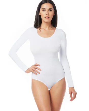 Body pentru femei BD07, Alb
