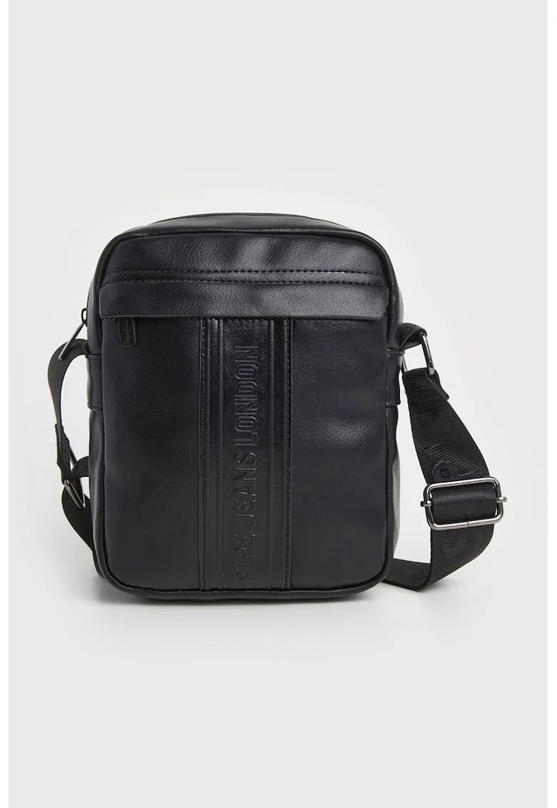 Geanta crossbody de piele ecologica Wolf Brant, Negru