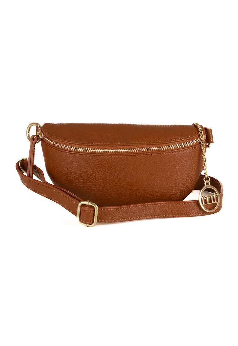 Geanta crossbody convertibila de piele Perugino, Maro scortisoara