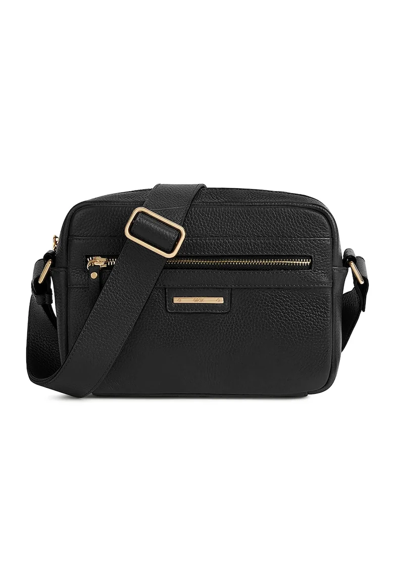 Geanta crossbody din piele Blandine, Negru