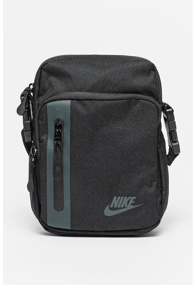 Geanta crossbody unisex cu logo Elemental - 4L, Negru