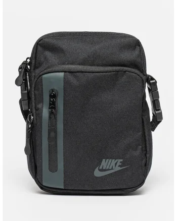 Geanta crossbody unisex cu logo Elemental - 4L, Negru