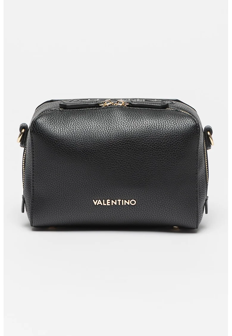 Geanta crossbody cu fermoar Pattie, Black Onyx