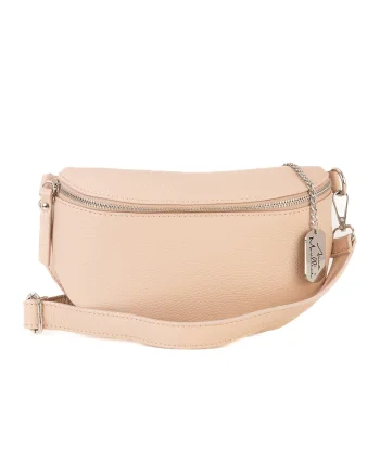 Geanta crossbody de piele Berenice, Piersica