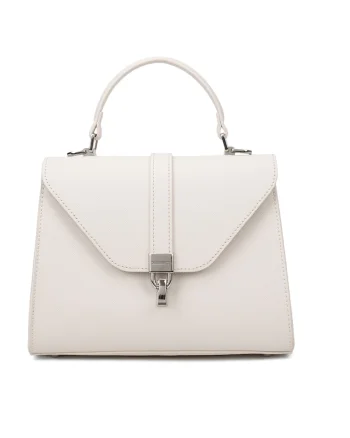 Geanta crossbody de piele ecologica, Bej