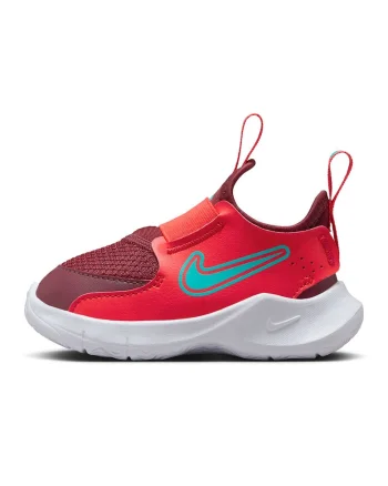 Pantofi sport slip-on cu imprimeu logo Flex Runner 3, Rosu/Visiniu/Albastru deschis