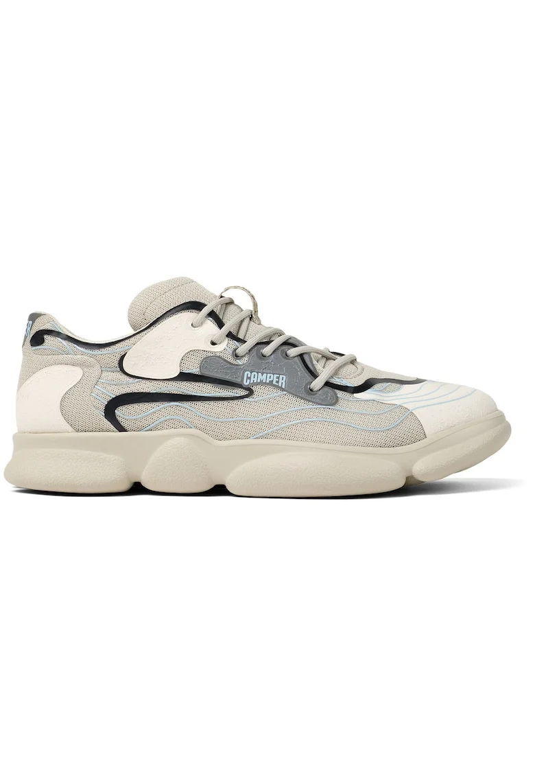 Pantofi sport slip-on Karst, Alb/Gri