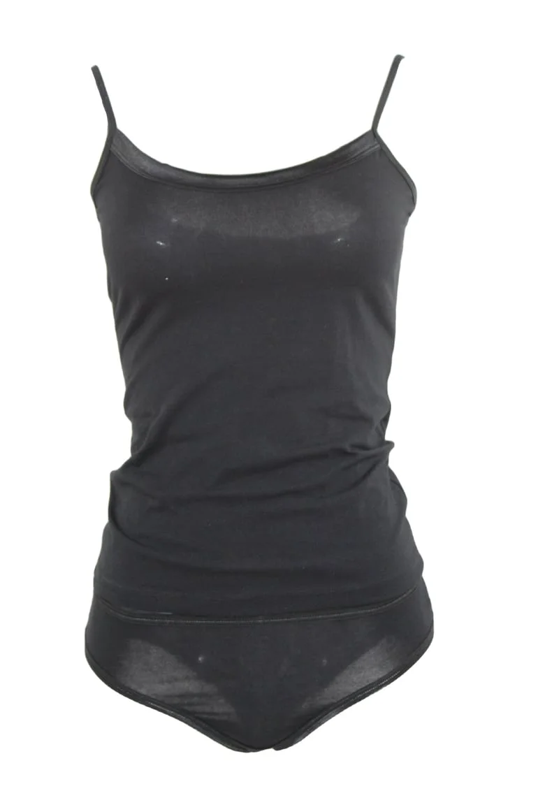 Set maiou si chiloti dama model 8174, Negru