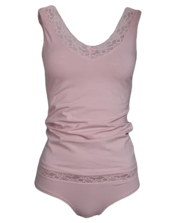 Set maiou si chiloti dama model 8142, Roz