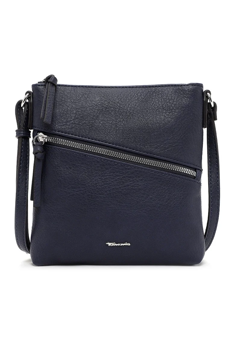 Geanta crossbody de piele ecologica Alessia, Bleumarin