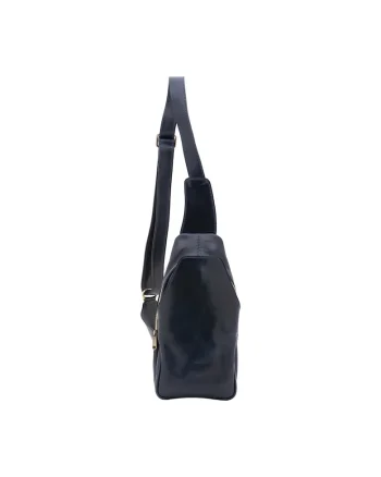 Geanta crossbody cu bareta ajustabila, Albastru