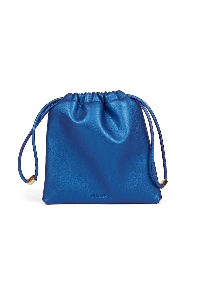Geanta crossbody de piele ecologica Leyrat, Rosu/Albastru
