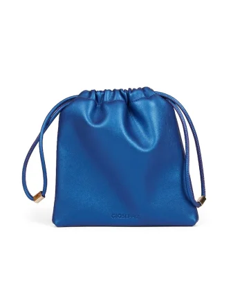Geanta crossbody de piele ecologica Leyrat, Rosu/Albastru