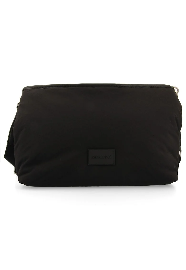 Geanta crossbody cu bareta detasabila, Negru