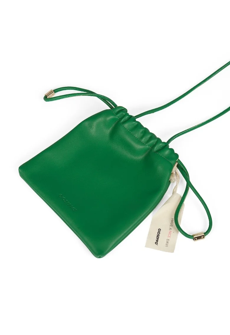 Geanta crossbody de piele ecologica Leyrat, Verde