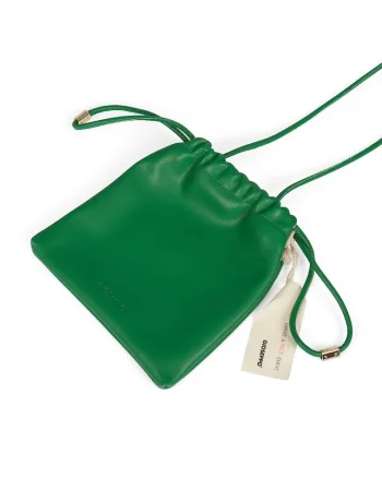 Geanta crossbody de piele ecologica Leyrat, Verde