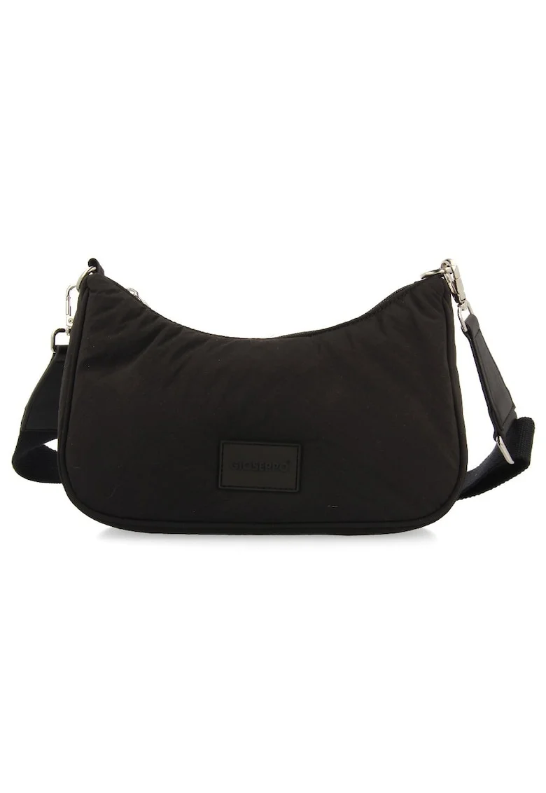 Geanta crossbody cu bareta detasabila, Negru