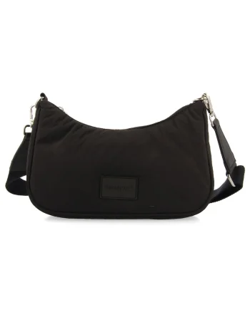 Geanta crossbody cu bareta detasabila, Negru