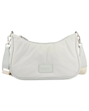 Geanta crossbody cu bareta detasabila, Bej