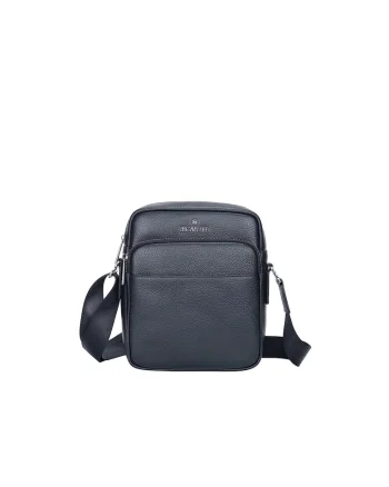 Geanta crossbody de piele, Negru