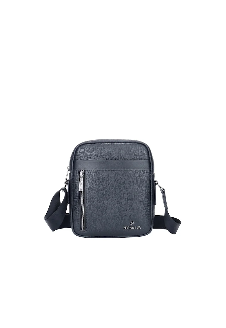 Geanta crossbody de piele, Negru