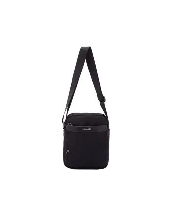 Geanta crossbody textila, Negru