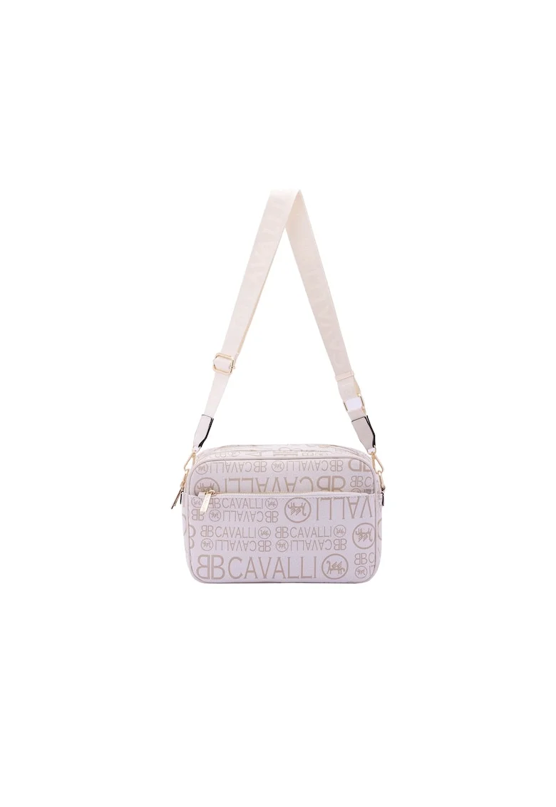 Geanta crossbody cu bareta ajustabila, Bej