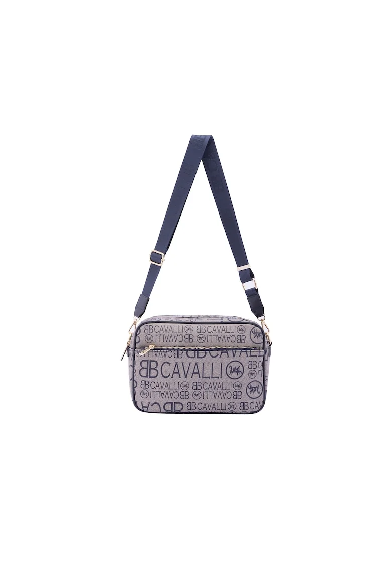 Geanta crossbody cu bareta ajustabila, Albastru