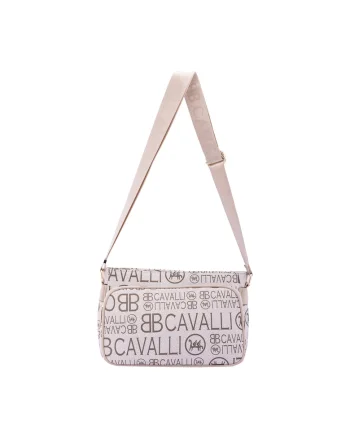 Geanta crossbody cu imprimeu, Piersica