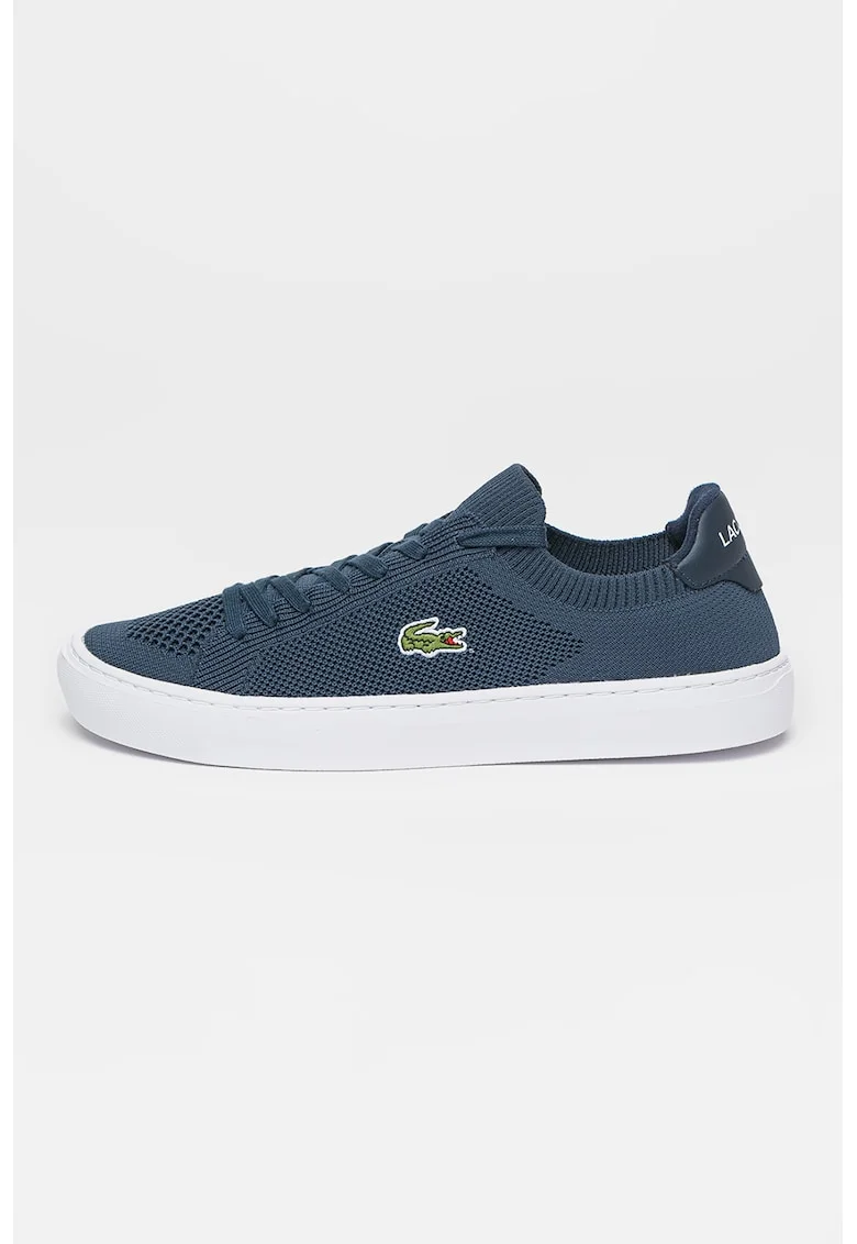 Tenisi slip-on LA Pique 2.0, Alb optic/Bleumarin