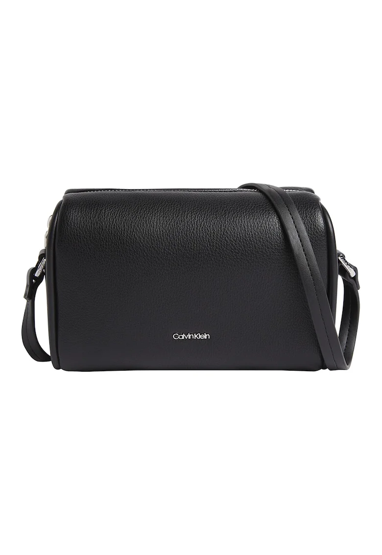 Geanta crossbody din piele ecologica cu aspect texturat Refine, Negru