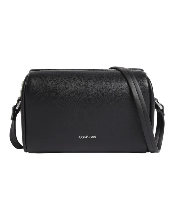 Geanta crossbody din piele ecologica cu aspect texturat Refine, Negru