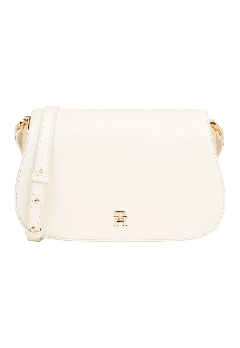 Geanta crossbody de piele ecologica Spring Chic, Crem