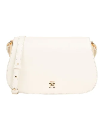 Geanta crossbody de piele ecologica Spring Chic, Crem