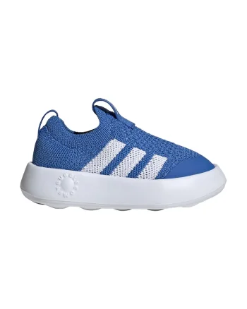 Pantofi sport BubbleComfy slip-on din material textil, Alb/Turcoaz