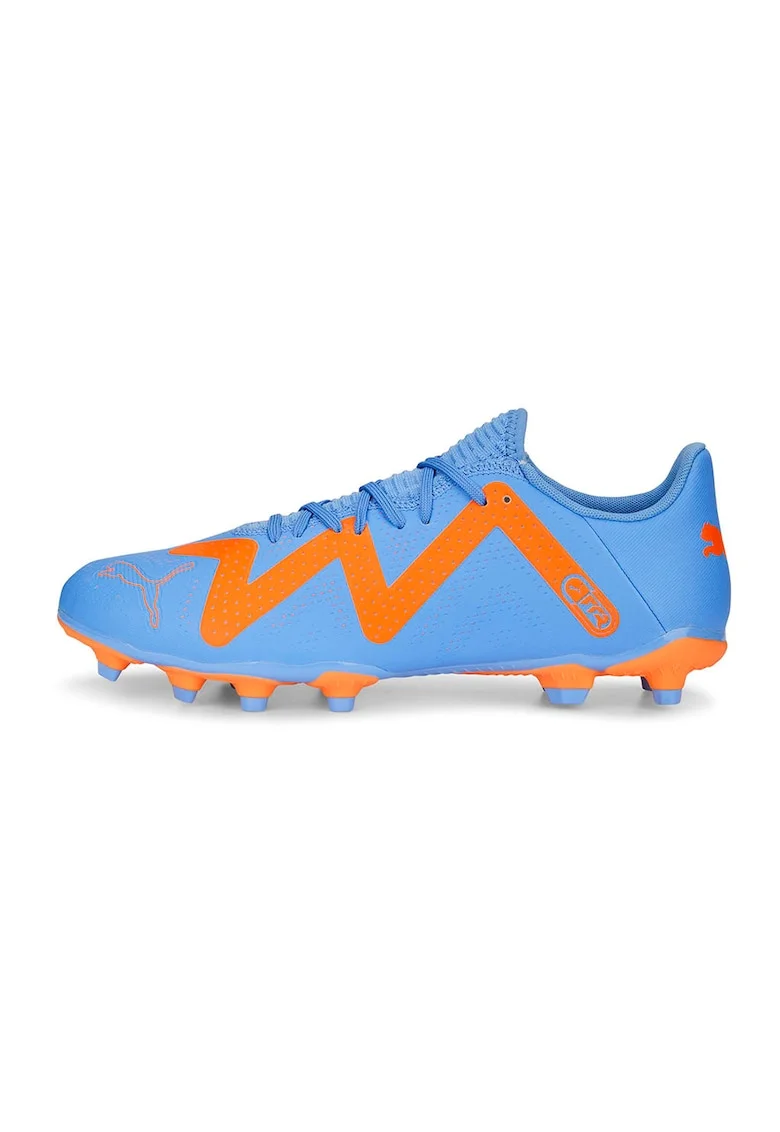 Pantofi slip-on pentru fotbal Future Play, Portocaliu/Albastru deschis